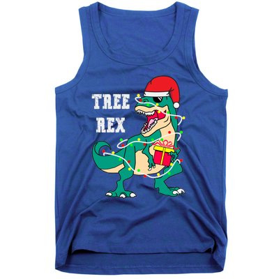 Christmas Dinosaur Tree Rex Cute Gift Tank Top