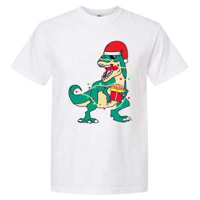 Christmas Dinosaur Tree Rex Cute Gift Garment-Dyed Heavyweight T-Shirt