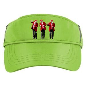 Christmas Donald Trump President 2024 Dancing Funny Santa Adult Drive Performance Visor