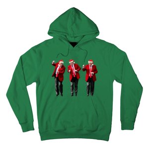 Christmas Donald Trump President 2024 Dancing Funny Santa Hoodie