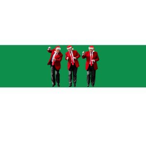 Christmas Donald Trump President 2024 Dancing Funny Santa Bumper Sticker