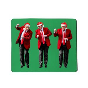 Christmas Donald Trump President 2024 Dancing Funny Santa Mousepad