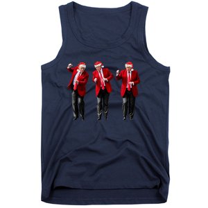 Christmas Donald Trump President 2024 Dancing Funny Santa Tank Top