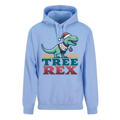 Christmas Dinosaur Tree Rex Retro Groovy Xmas Style Cute Gift Unisex Surf Hoodie