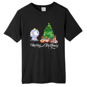 Christmas Dinosaur Tree Rex Cute Gift Funny Gift Funny Gift Tall Fusion ChromaSoft Performance T-Shirt