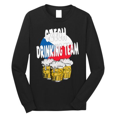 Czech Drinking Team Long Sleeve Shirt