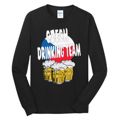 Czech Drinking Team Tall Long Sleeve T-Shirt