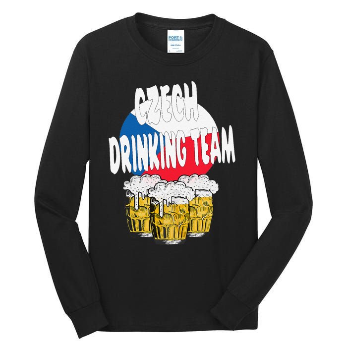 Czech Drinking Team Tall Long Sleeve T-Shirt