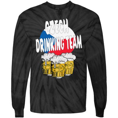 Czech Drinking Team Tie-Dye Long Sleeve Shirt