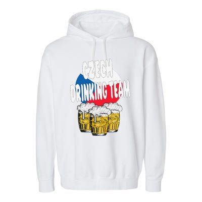 Czech Drinking Team Garment-Dyed Fleece Hoodie