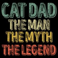 Cat Dad The The Myth The Legend Great Gift FatherS Day Gift Mug