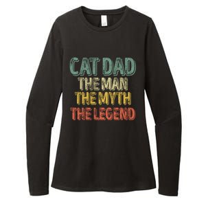 Cat Dad The The Myth The Legend Great Gift FatherS Day Gift Womens CVC Long Sleeve Shirt