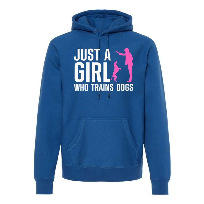 Cute Dog Trainer For Training Dog Lover Owner Premium Hoodie