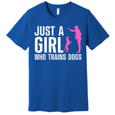 Cute Dog Trainer For Training Dog Lover Owner Premium T-Shirt