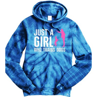 Cute Dog Trainer For Training Dog Lover Owner Tie Dye Hoodie