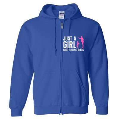 Cute Dog Trainer For Training Dog Lover Owner Full Zip Hoodie