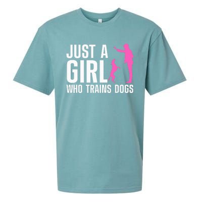 Cute Dog Trainer For Training Dog Lover Owner Sueded Cloud Jersey T-Shirt