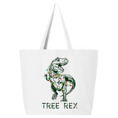 Christmas Dinosaur Tree Rex Pajamas Meaningful Gift 25L Jumbo Tote