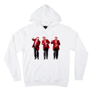 Christmas Donald Trump President 2024 Dancing Funny Santa Hoodie