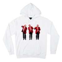 Christmas Donald Trump President 2024 Dancing Funny Santa Hoodie