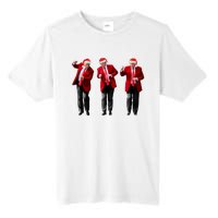 Christmas Donald Trump President 2024 Dancing Funny Santa Tall Fusion ChromaSoft Performance T-Shirt