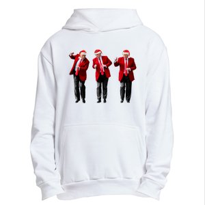 Christmas Donald Trump President 2024 Dancing Funny Santa Urban Pullover Hoodie