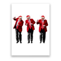 Christmas Donald Trump President 2024 Dancing Funny Santa Poster