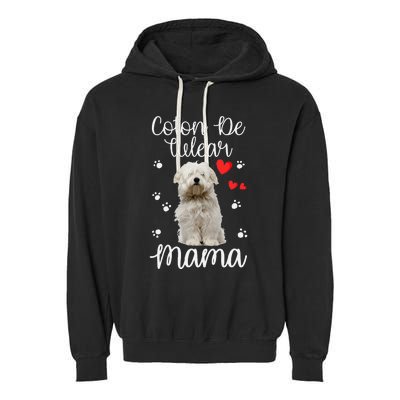 Coton De Tulear Mom Cute Puppy Dog Lovers Gifts Garment-Dyed Fleece Hoodie