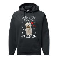 Coton De Tulear Mom Cute Puppy Dog Lovers Gifts Performance Fleece Hoodie