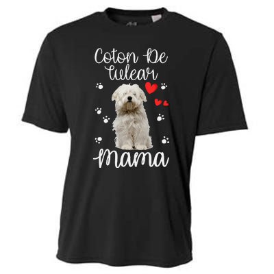 Coton De Tulear Mom Cute Puppy Dog Lovers Gifts Cooling Performance Crew T-Shirt