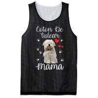 Coton De Tulear Mom Cute Puppy Dog Lovers Gifts Mesh Reversible Basketball Jersey Tank