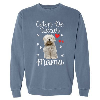 Coton De Tulear Mom Cute Puppy Dog Lovers Gifts Garment-Dyed Sweatshirt