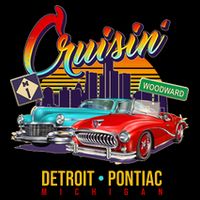Cruisin Detroit To Pontiac Clasic Cars Flatbill Hat