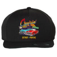Cruisin Detroit To Pontiac Clasic Cars Wool Snapback Cap