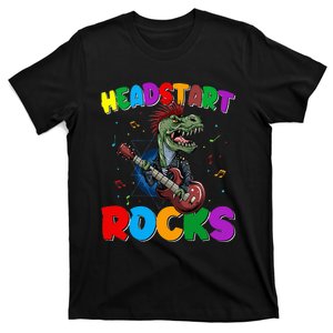 Cool Dinosaur Trex Headstart Rocks Back To School Gift T-Shirt