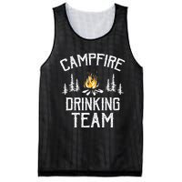 Campfire Drinking Team Camping Lovers Camper Mesh Reversible Basketball Jersey Tank