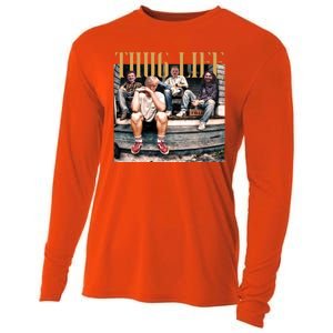 Cool Donald Trump Thug Life Cooling Performance Long Sleeve Crew