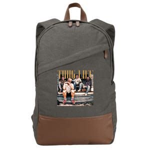 Cool Donald Trump Thug Life Cotton Canvas Backpack