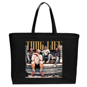 Cool Donald Trump Thug Life Cotton Canvas Jumbo Tote