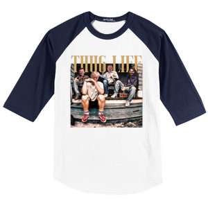 Cool Donald Trump Thug Life Baseball Sleeve Shirt