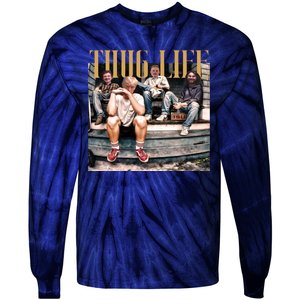 Cool Donald Trump Thug Life Tie-Dye Long Sleeve Shirt