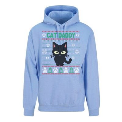 Cat Daddy Ugly Christmas Sweater Pajama Funny Kitty Cat Lover Xmas Gift Unisex Surf Hoodie