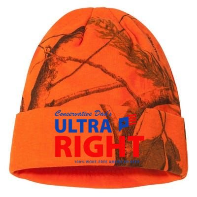 Conservative Dad's Ultra Right 100 Work Free American Beer Kati Licensed 12" Camo Beanie