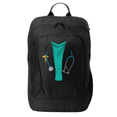 Cool Doctor Uniform Halloween Costume Funny Lazy Diy Gift City Backpack