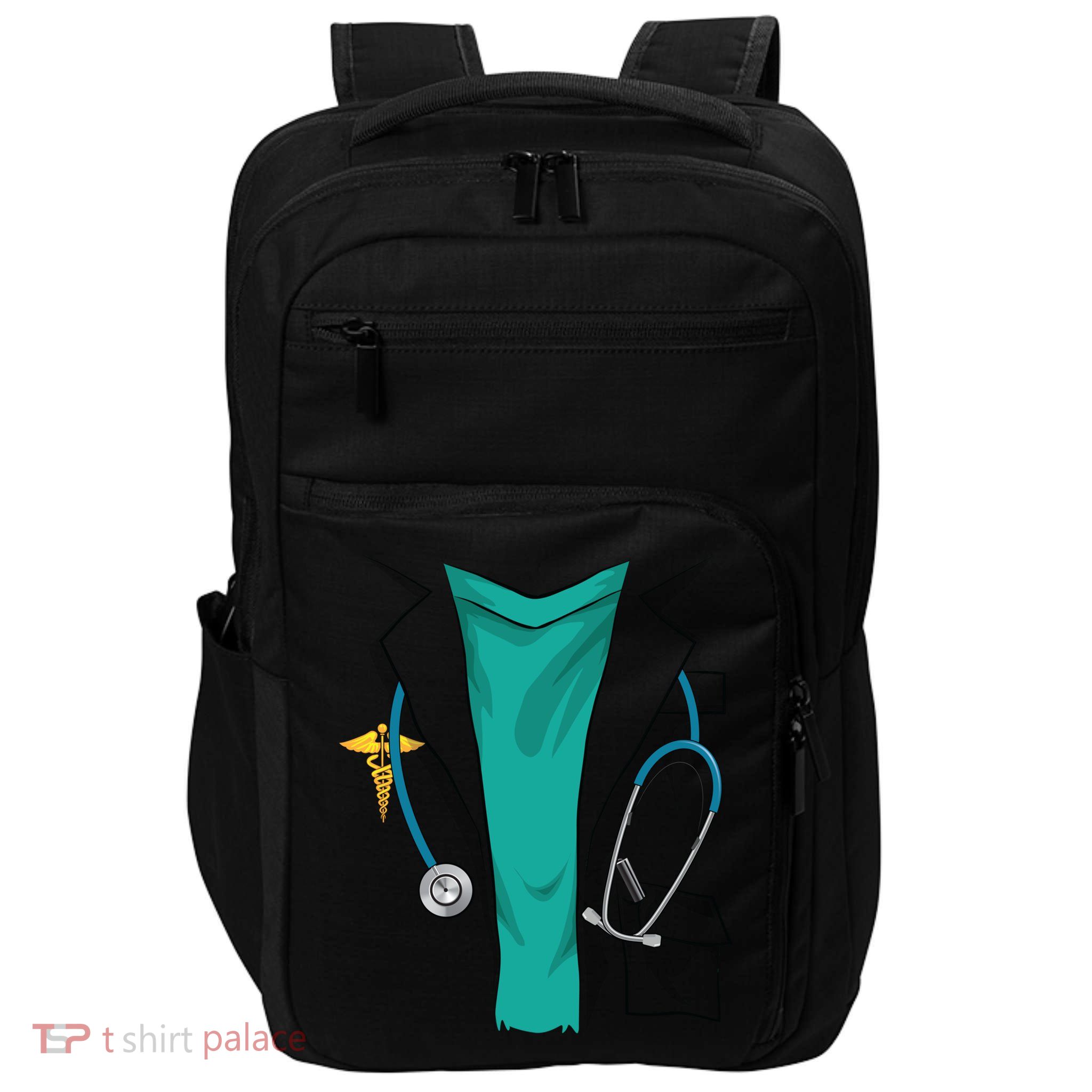 Cool Doctor Uniform Halloween Costume Funny Lazy Diy Gift Impact Tech Backpack