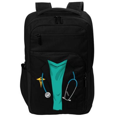 Cool Doctor Uniform Halloween Costume Funny Lazy Diy Gift Impact Tech Backpack