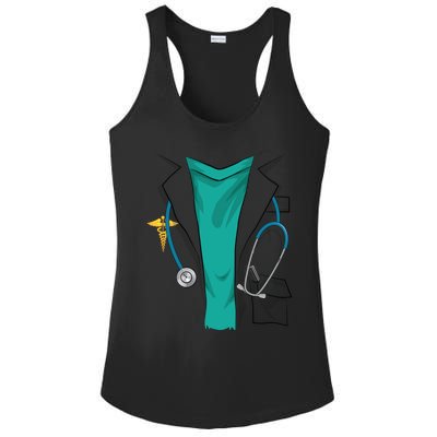 Cool Doctor Uniform Halloween Costume Funny Lazy Diy Gift Ladies PosiCharge Competitor Racerback Tank