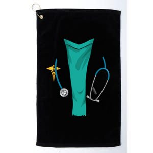 Cool Doctor Uniform Halloween Costume Funny Lazy Diy Gift Platinum Collection Golf Towel