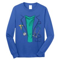 Cool Doctor Uniform Halloween Costume Funny Lazy Diy Gift Long Sleeve Shirt