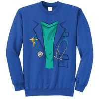 Cool Doctor Uniform Halloween Costume Funny Lazy Diy Gift Sweatshirt